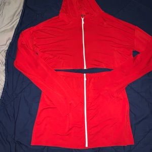 Hooded two piece skirt set